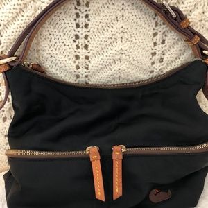 Dooney and Bourke black classy hobo bag